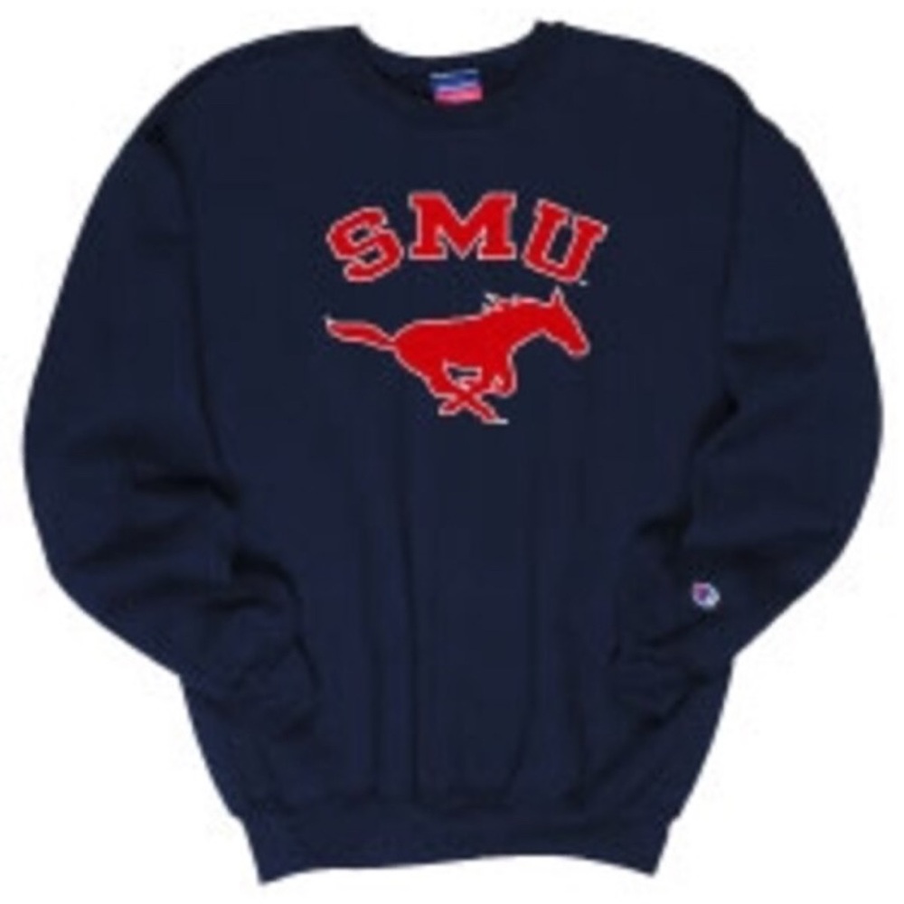 SMU Champion Powerblend Sweatshirt
